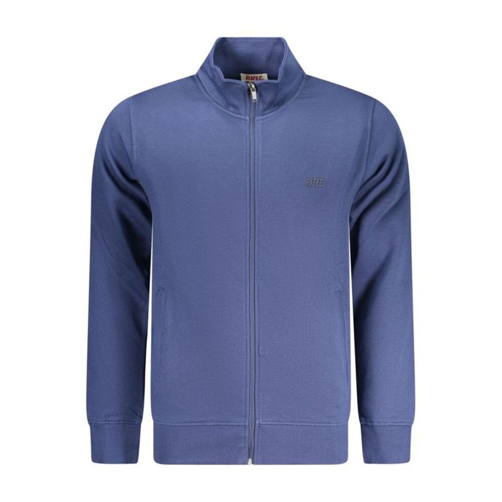 Rifle Blue Cotton Men Men's Sweatshirt
